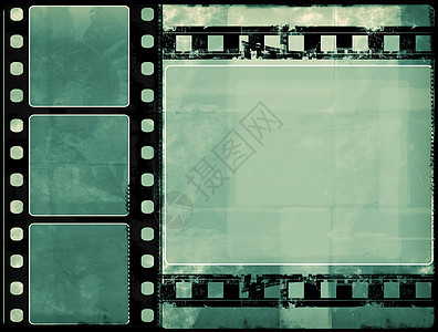 Grunge 胶片框架相机屏幕拼贴画噪音插图艺术娱乐边界面具边缘图片