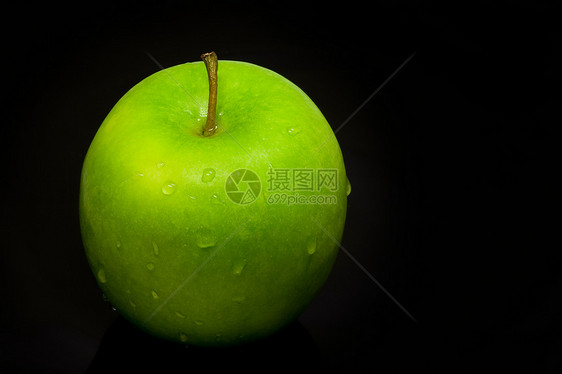 苹果奶奶食物宏观活力果园小吃水果营养绿色饮食图片