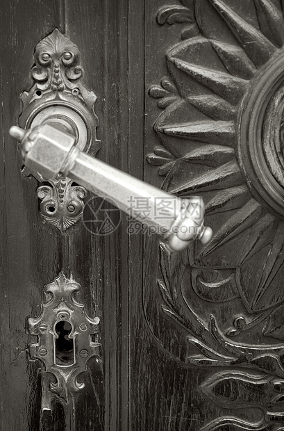 古董门商业锁孔安全解决方案金属宏观钥匙图片