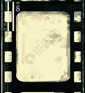 Grunge 胶片框架屏幕划痕材料电影相机拼贴画艺术边界噪音面具图片