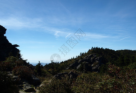 清空日数首脑岩石顶峰远足风景图片