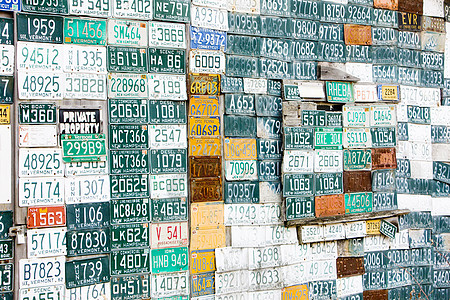 注册号 美国静物公路数字外观字母号码运输图片