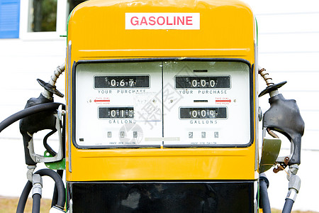 美国新罕布什尔州旧汽油泵的详情图片