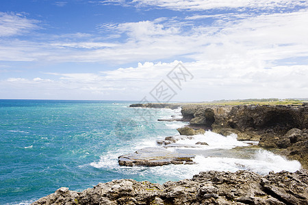 北点 巴巴多斯 加勒比海岸世界风景岛屿海景孤独海洋外观旅行支撑图片