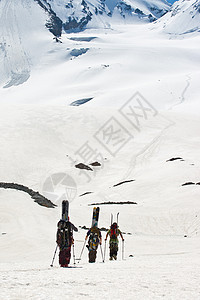 高加索夏季的冰川荒野城市旅行自由蓝色旅游土地天空滑雪国家图片