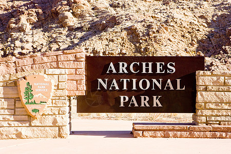入口 Arches NP 犹他州 美国位置世界拱门旅行外观np自然保护区图片