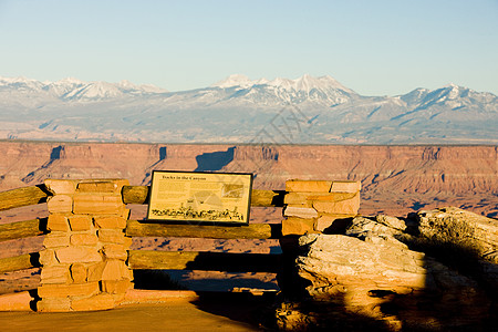 美国犹他州犹他州Canyonland国家公园构造峡谷侵蚀地质学世界外观位置山脉岩石旅行图片