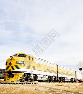 美国科罗拉多铁路博物馆柴油机车运输发动机博物馆柴油机外观旅行铁路运输铁路牵引电机图片