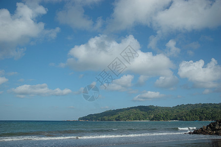 潘干达兰海滩异国地平线海岸旅游气候风景旅行情调假期热带图片