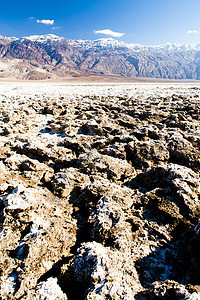 美国加利福尼亚州死谷国家公园沙漠位置旅行风景魔鬼世界外观山脉图片