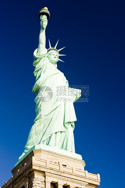 自由国家纪念碑国际女神像 美国纽约世界自由雕像旅行雕塑外观纪念碑位置地标图片