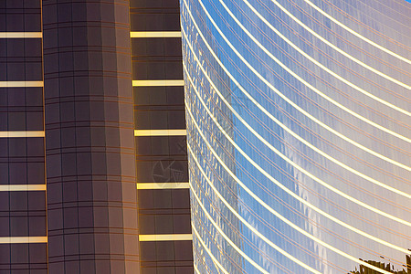 美国内华达州拉斯维加斯世界窗户城市玻璃反射位置酒店外观建筑旅行图片