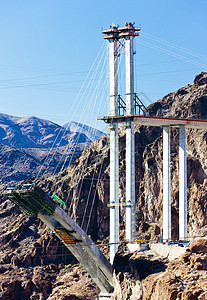美国亚利桑那内瓦达州胡佛大坝桥上位置弹幕世界外观障碍建筑学建筑图片