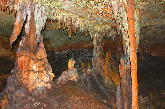 阿拉巴马流石升华通道地质洞穴学地质学时间柱子钟乳石岩石图片