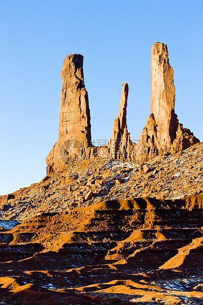犹他州阿里索纳古迹谷国家公园三姐妹会风景地质岩石侵蚀干旱地质学外观旅行构造图片