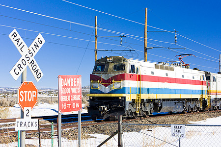 美国亚利桑那州亚利桑那电机车运输外观机车电动机铁路铁路运输引擎牵引道口电力图片
