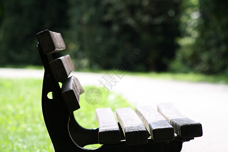 暂停叶子花园天空椅子休息座位季节森林草地孤独图片