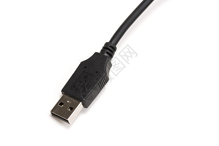 UUSB 电缆速度数据连接器黑色塑料插头电脑金属白色电子图片