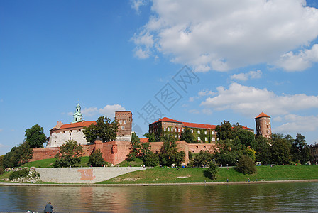 克拉科夫的瓦利城堡纸巾大教堂住宅历史皇家市场正方形图片