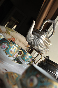 奢华茶博物馆沙漠烹饪盘子房子传统午餐图片