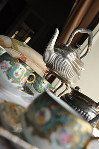 奢华茶传统沙漠烹饪博物馆午餐盘子房子图片