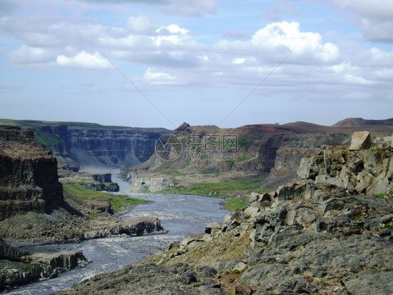 冰岛Dettifos峡谷图片