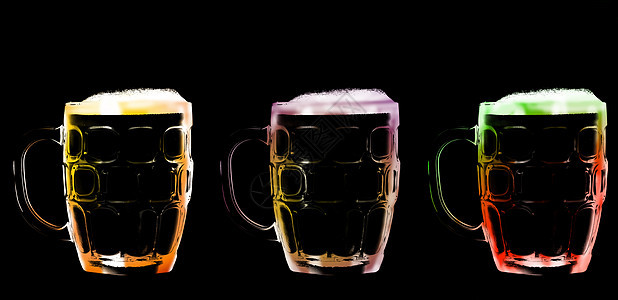 玻璃镜气泡酒馆美食酒精饮料静物啤酒液体酿造泡沫图片