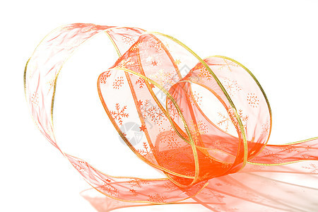 红丝带曲线礼物纪念日白色配饰周年圆圈红色漩涡生日图片