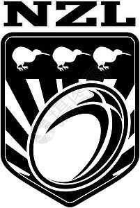 新新西兰基维橄榄球联盟盾图片
