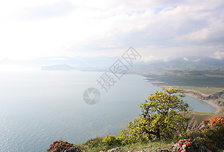 克里米亚气候天空海洋假期爬坡风景海岸线场景照片全景图片