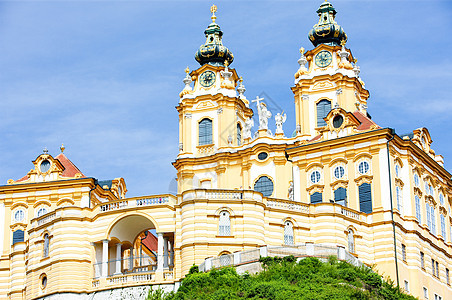 梅尔克修道院 下奥地利州 奥地利建筑学历史旅行宗教教会外观历史性精神地标建筑图片