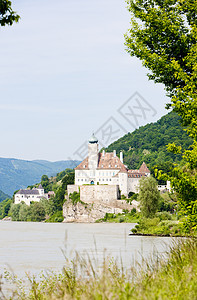 多瑙河上的城堡 奥地利下奥地利历史性景点建筑地标历史建筑学建筑物旅行宫殿河流图片