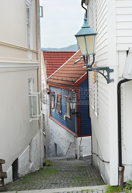 卑尔根街街道房屋文化建筑学住宅建筑遗产房子旅行旅游图片