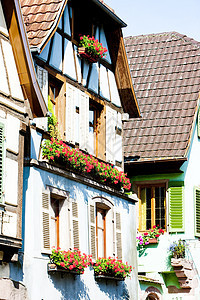 法国阿尔萨斯 里伯维尔建筑物位置城市建筑房屋市政建筑学世界外观房子图片