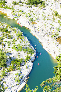 法国峡谷的单艇岩石世界皮艇外观旅行位置风景地质构造地质学图片