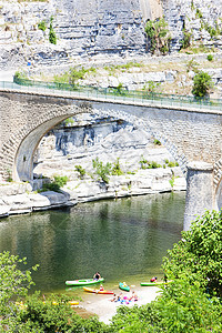 法国RhoneAlpes的Balazuc桥旅行外观建筑位置建筑学建筑物世界图片