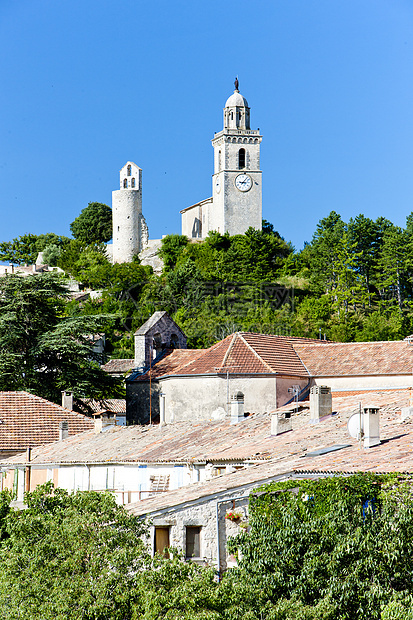 法国普罗旺斯州赖安历史性教会外观历史建筑学建筑位置旅行房屋景点图片