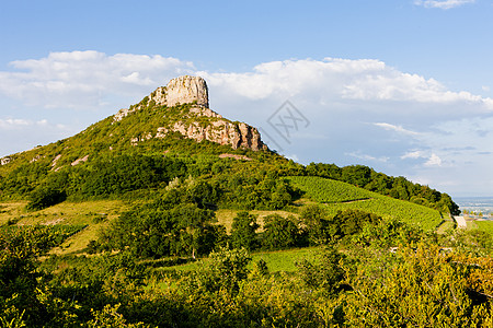 法国 伯根迪 索尔图岩位置旅行摇滚解决方案岩石外观风景世界图片