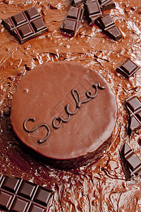 萨彻蛋糕的生命营养静物蛋糕巧克力甜点食物生日棕色图片