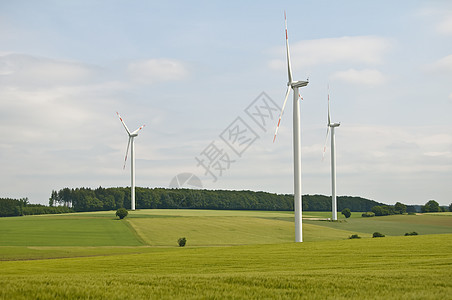 风能天空创新风力活力车站发电机蓝色技术旋转风车图片