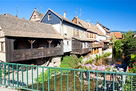 法国阿尔萨斯 卡耶斯贝格村庄位置外观建筑学房子世界建筑旅行图片