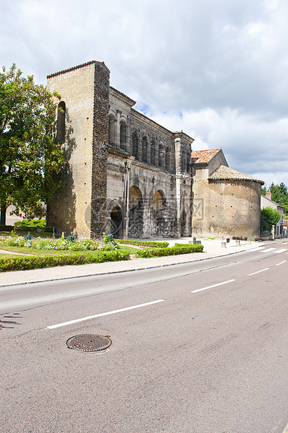 圣安德烈港 Autun 法国伯根迪外观世界历史性港口城市景点建筑建筑学历史废墟图片