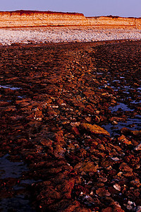 法国波伊图恰恩特斯奥勒隆岛海岸海景沿海海岸线岩石海事风景支撑悬崖普瓦图低潮图片