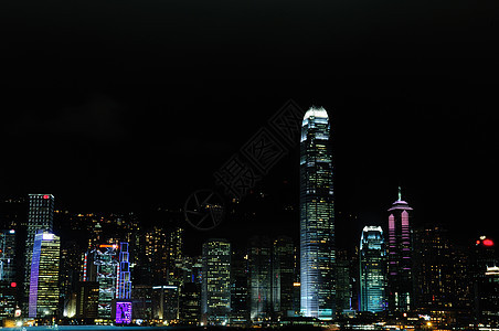 香港天际全景场景码头房子摩天大楼中心商业玻璃吸引力图片