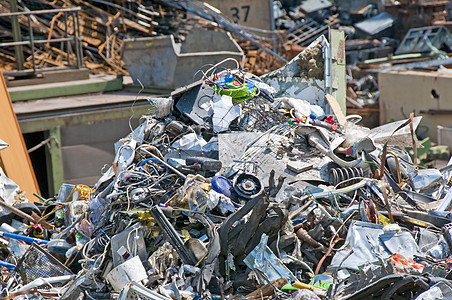 废垃圾场公司废料回收资源金属产品废话商品环境环形背景图片