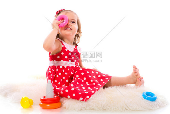 玩女孩游戏好奇心幸福婴儿学习乐趣儿童喜悦白色童年头发图片