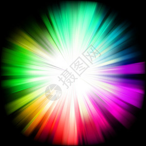 多彩设计 有爆裂 EPS 8坡度蓝色彩虹魔法太阳墙纸耀斑照明镜片活力图片