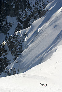 白朗山上的滑雪机登山运动风险图片