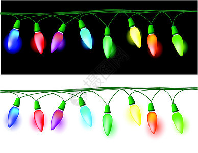 圣诞节灯装饰图片