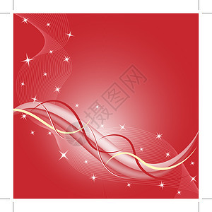 红色背景摘要漩涡星星液体墙纸曲线创造力波浪状庆典插图白色图片
